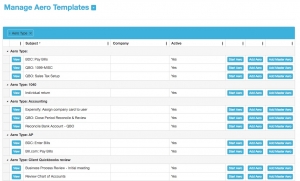 Define your services with Aero Templates