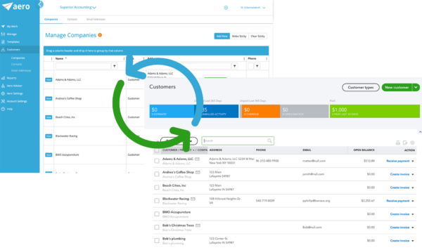QuickBooks Integration - Aero Workflow