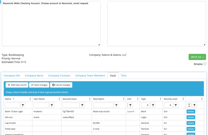 Organize Aero Workflow